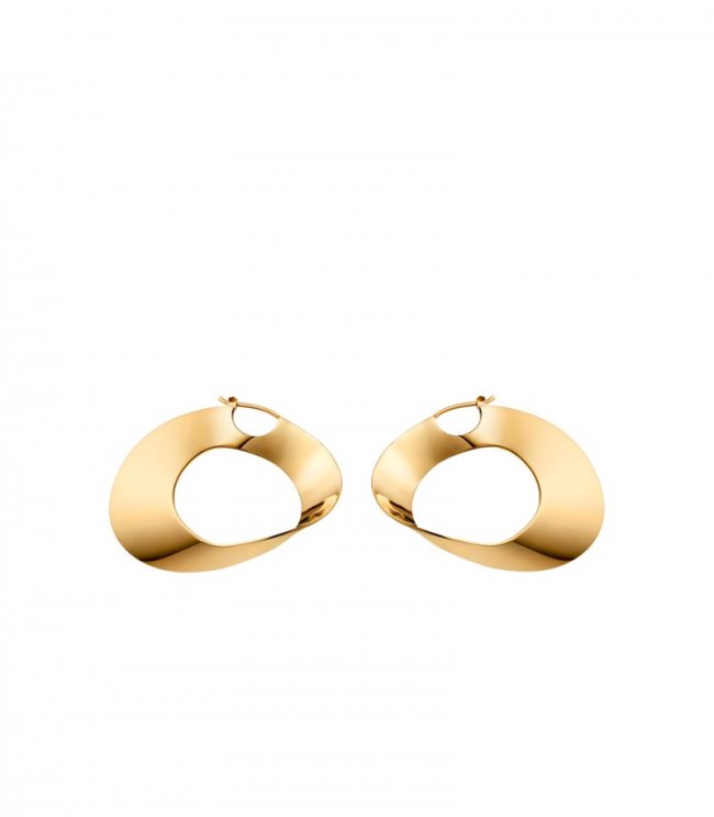 Women's Polene eole Hoop - 24 carat gold gilded