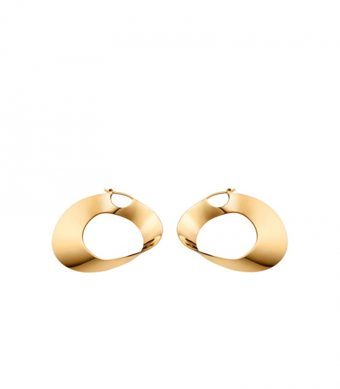 Women's Polene eole Hoop - 24 carat gold gilded