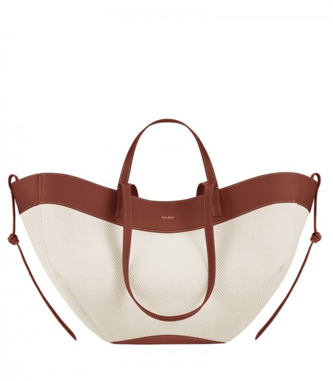 Women's Polene Cyme - Cognac Canvas