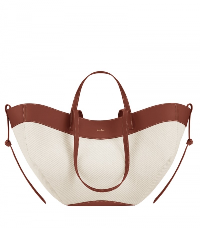 Women's Polene Cyme - Cognac Canvas