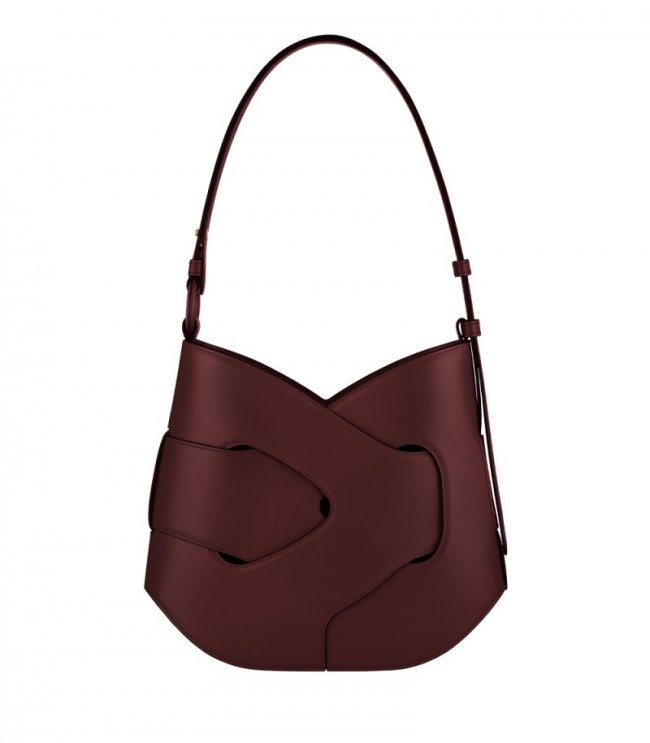 Women's Polene Nodde Hobo - Smooth Black Cherry