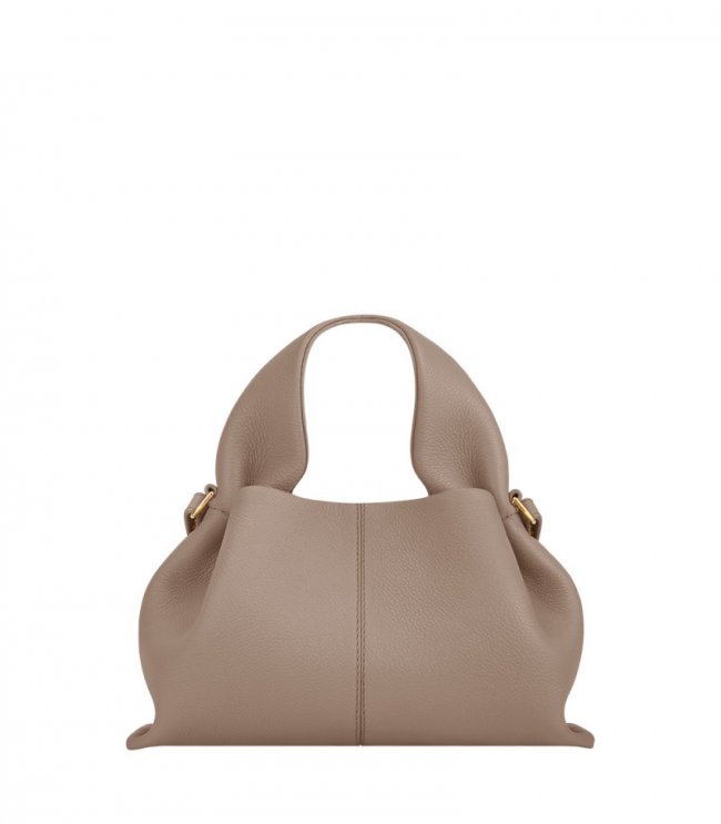 Women's Polene Numero Neuf Mini - Textured Taupe
