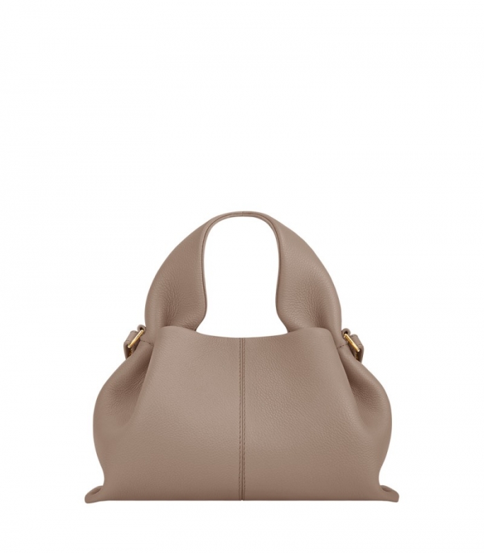 Women's Polene Numero Neuf Mini - Textured Taupe