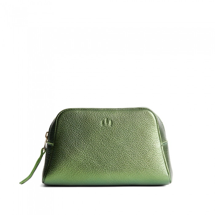 Portland Astra Pouch - Metallic Greench