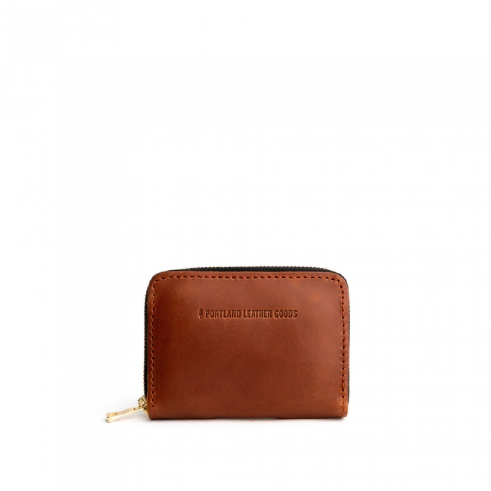 Portland Small Zip Wallet - Honey