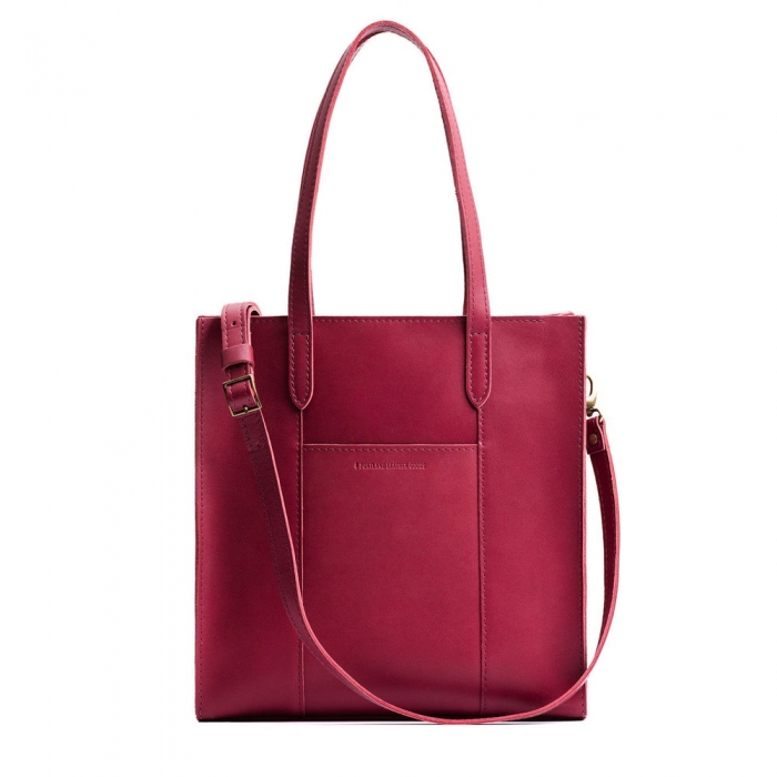 Portland Large Lola Zipper Crossbody Tote - Berry Good