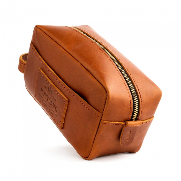 Portland Deluxe Dopp Kit - Honey