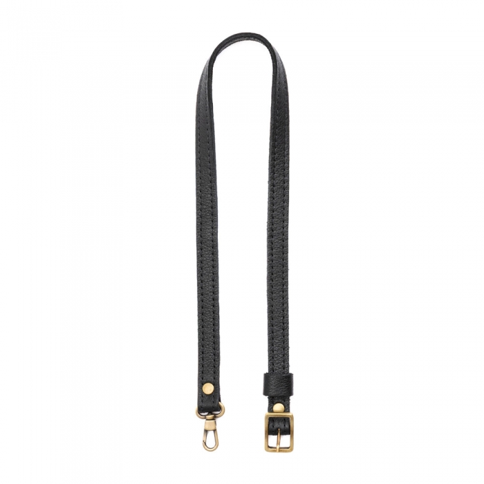 Portland Small Crossbody Strap Extender - Pebbled black