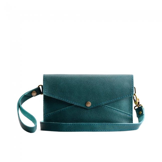 Portland Envelope Convertible Crossbody - Sea Glass