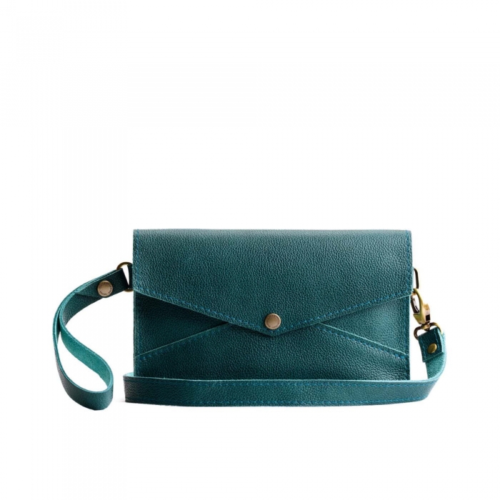 Portland Envelope Convertible Crossbody - Sea Glass