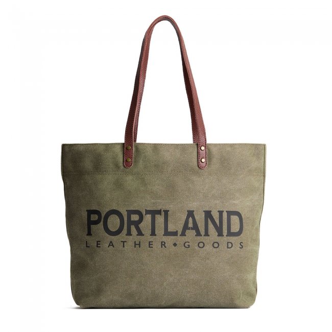 Portland Deadwood Canvas Tote - Green