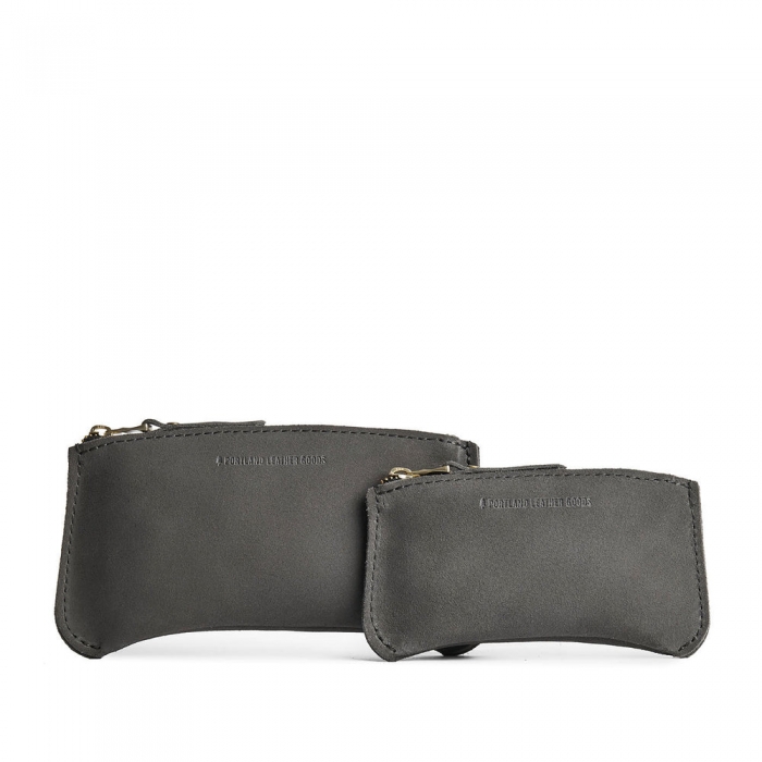 Portland Canoe Zip Pouch - Smoke Grey