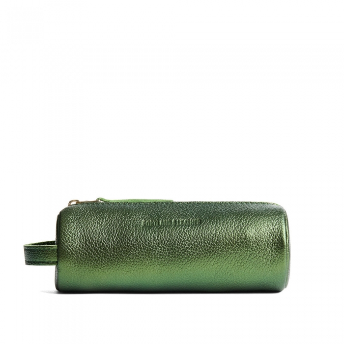 Portland Sushi Roll Pouch - Metallic Greench