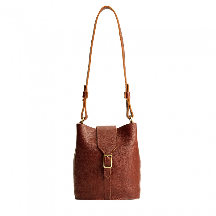 Portland Polly Bucket Bag - Nutmeg