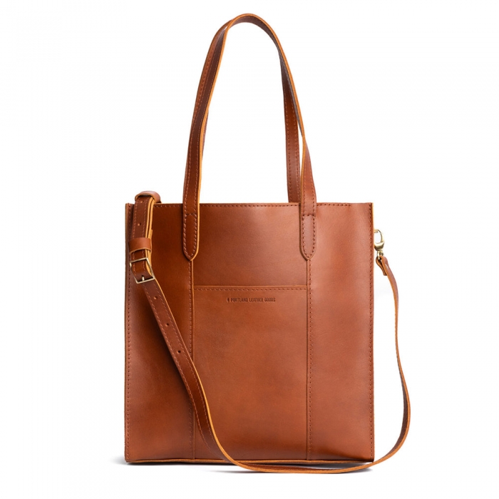 Portland Large Lola Zipper Crossbody Tote - Honey