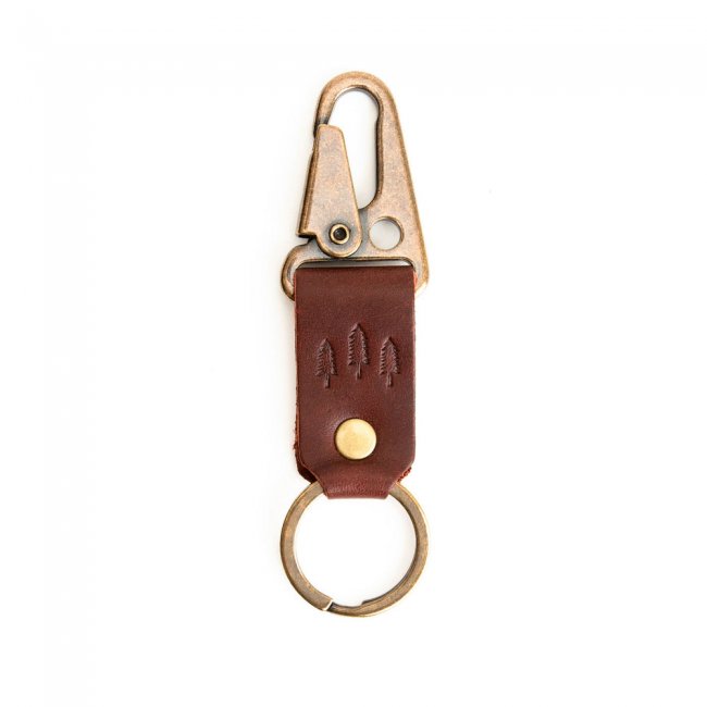 Portland PLG Keychain - Cognac