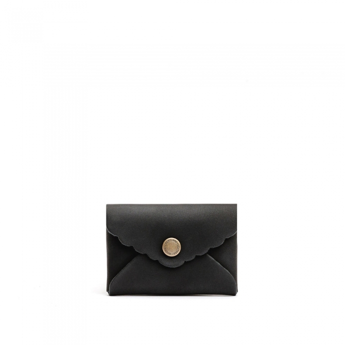 Portland Mini Daisy Wallet - Black