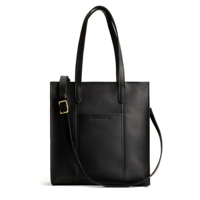 Portland Large Lola Zipper Crossbody Tote - Black