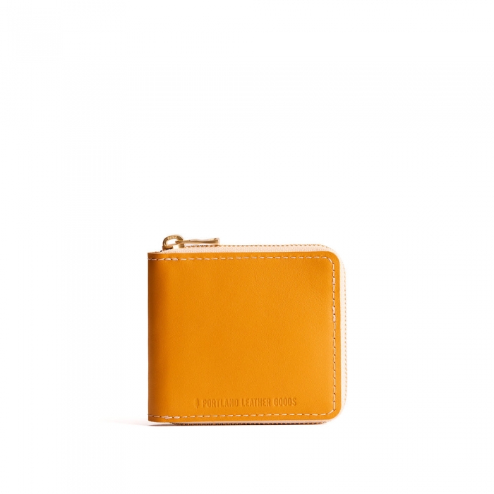 Portland Small Zipper Bifold Wallet - Sunflower