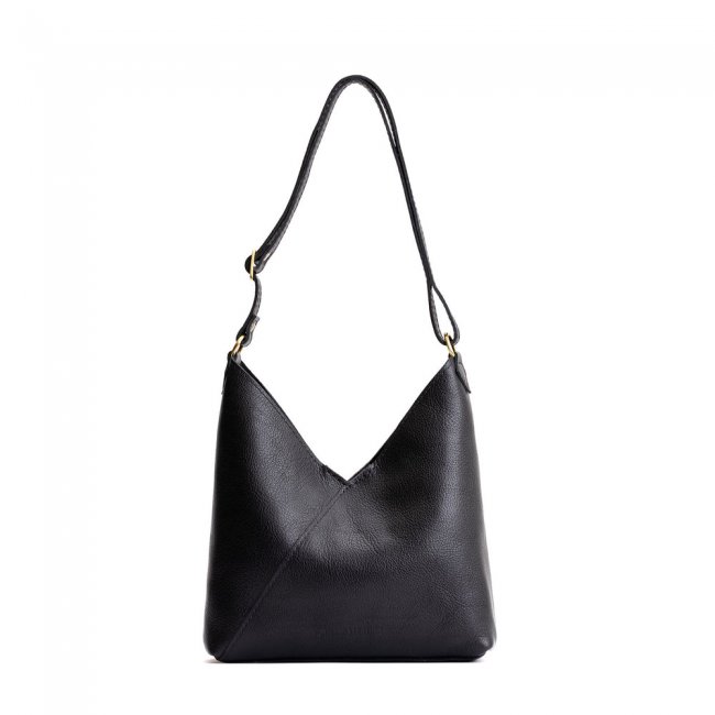 Portland Naomi Shoulder Bag - Pebbled black