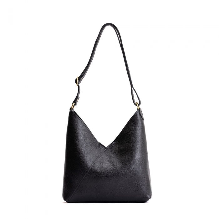 Portland Naomi Shoulder Bag - Pebbled black