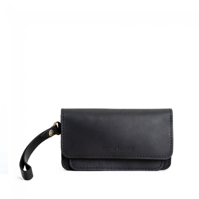 Portland Lily Wristlet - Black Portland Lily Wristlet - Black