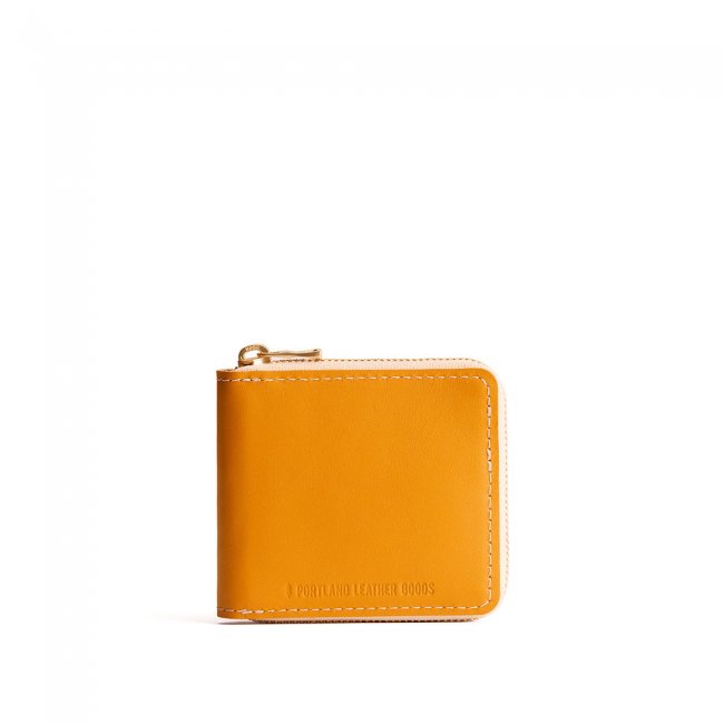 Portland Small Zipper Bifold Wallet - Sunflower