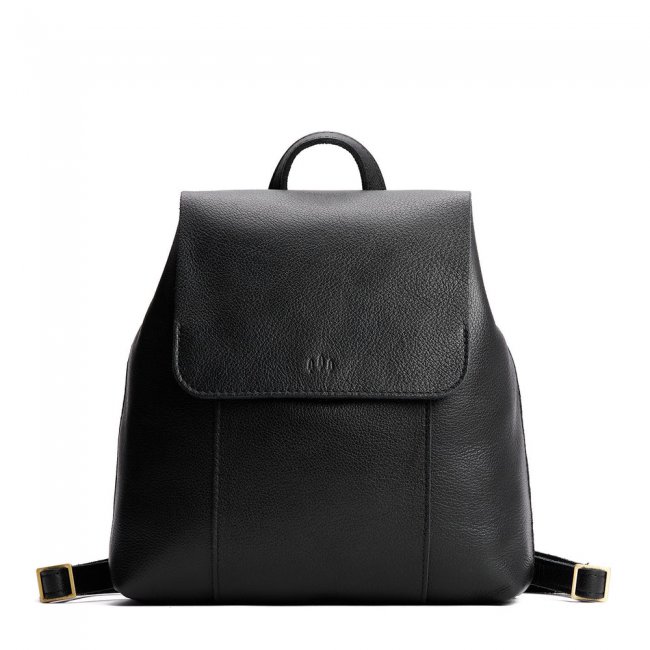 Portland Boston Backpack - Pebbled black
