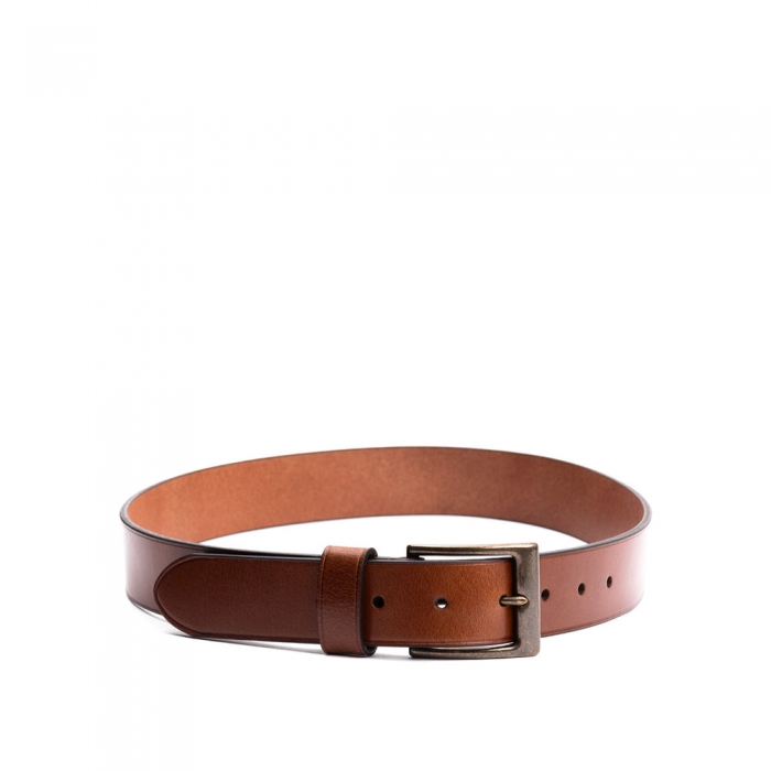 Portland True North Leather Belt - Amber