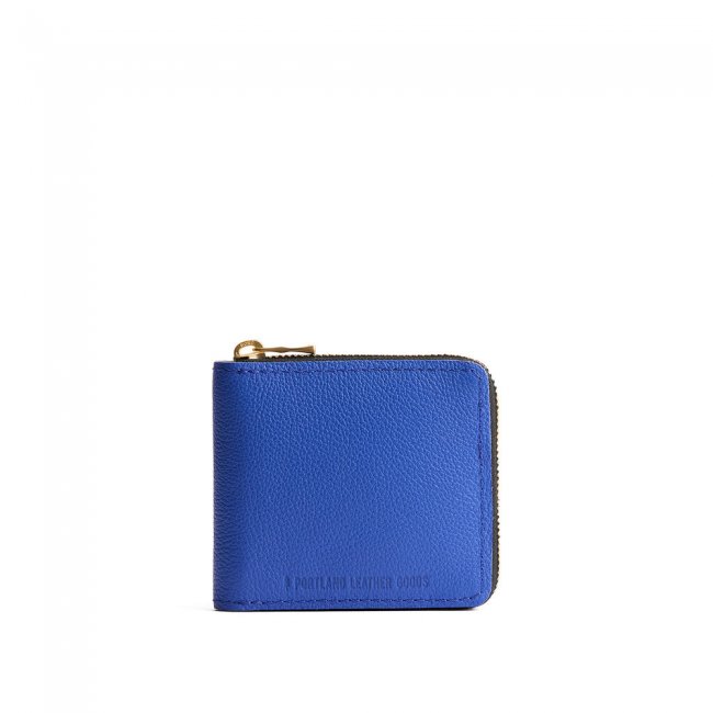 Portland Small Zipper Bifold Wallet - Astro Blue