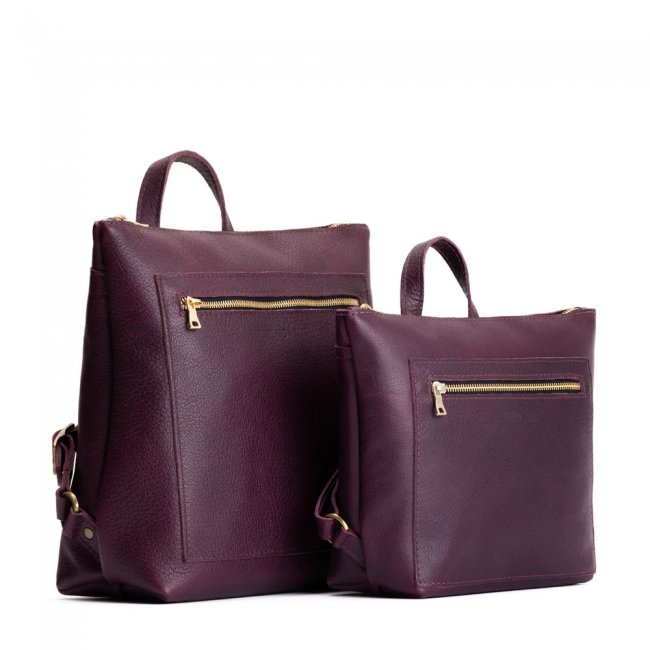 Portland Tote Backpack - Plum