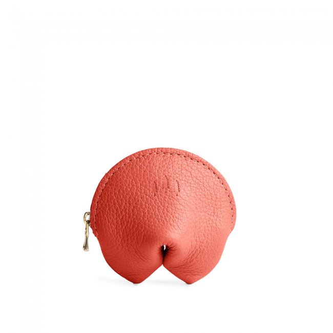 Portland Fortune Cookie Pouch - Coral Portland Fortune Cookie Pouch - Coral