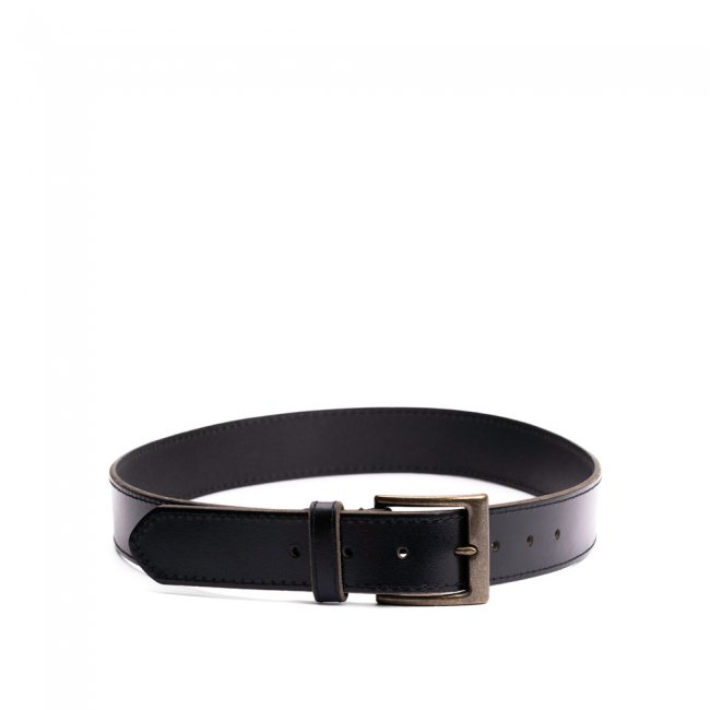 Portland Artisan Leather Belt - Jet Black Portland Artisan Leather Belt - Jet Black
