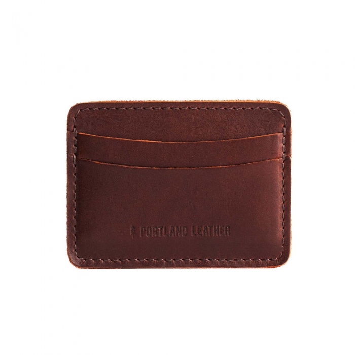 Portland PLG Card Holder - Cognac