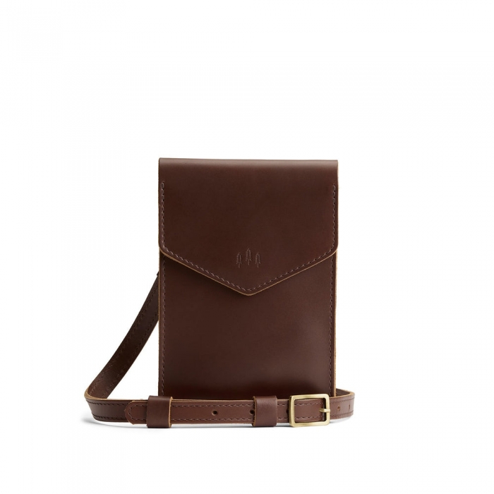 Portland Parker Phone Bag - Chocolate Brown