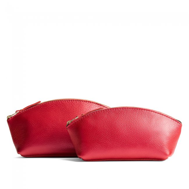 Portland Eclipse Makeup Bag - Reba Red
