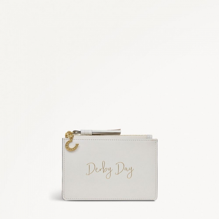 Radley London Quick Ship Women's Kentucky Derby SS25 - Small Ziptop Coin Purse - Chalk