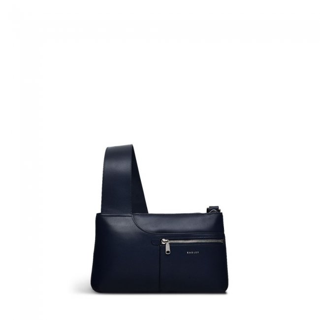 Radley London Quick Ship Women's Pockets - Small Ziptop Crossbody - Ink  Radley London Quick Ship Women's Pockets - Small Ziptop Crossbody - Ink