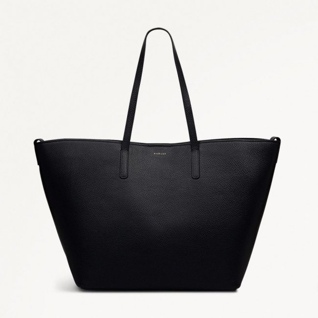 Radley London Quick Ship Women's Dukes Place - Large Open Top Tote - Black  Radley London Quick Ship Women's Dukes Place - Large Open Top Tote - Black