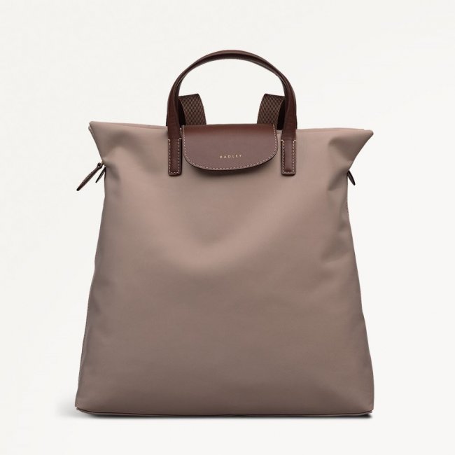 Radley London Quick Ship Women's Pocket Essentials - Medium Ziptop Backpack - Porcini  Radley London Quick Ship Women's Pocket Essentials - Medium Ziptop Backpack - Porcini