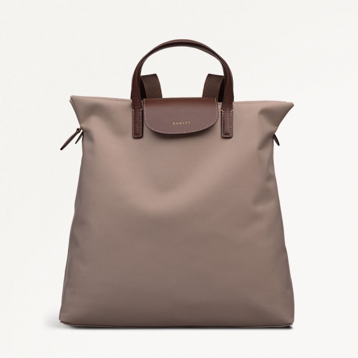 Radley London Quick Ship Women's Pocket Essentials - Medium Ziptop Backpack - Porcini