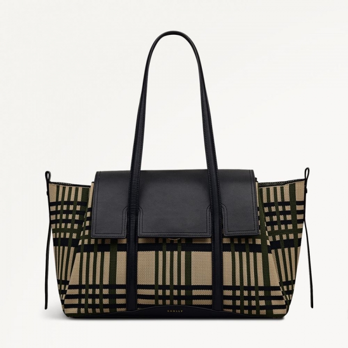 Radley London Quick Ship Women's The Chancery - Medium Flapover Shoulder - Porcini