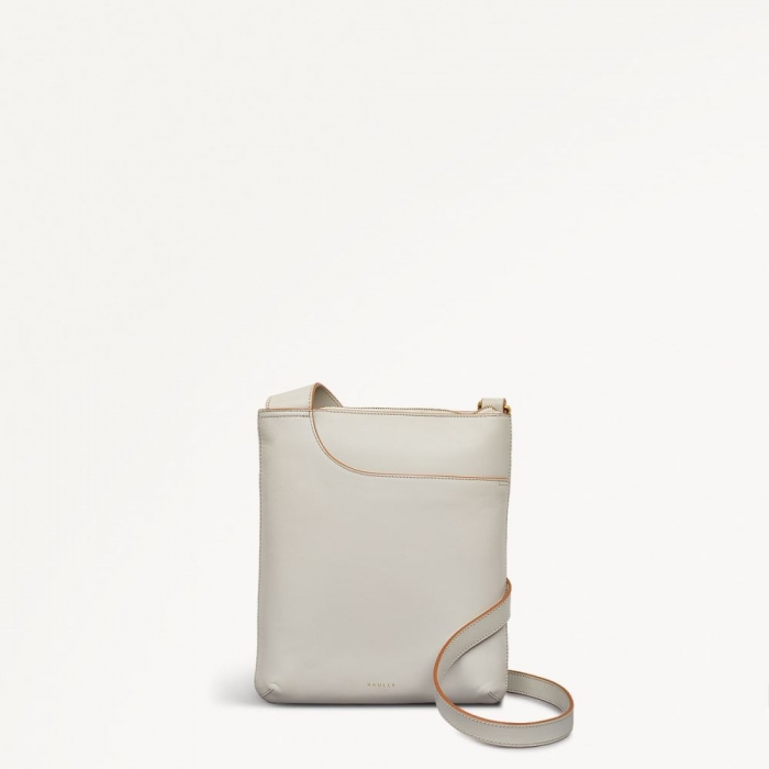 Radley London Quick Ship Women's Pockets - Medium Ziptop Cross Body - Chalk