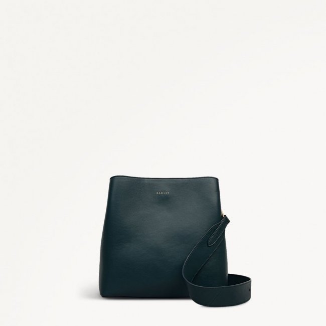 Radley London Quick Ship Women's Dukes Place - Medium Compartment Cross Body - Teal  Radley London Quick Ship Women's Dukes Place - Medium Compartment Cross Body - Teal