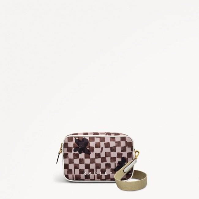 Radley London Quick Ship Women's Southwell Gardens - Small Ziptop Cross Body - Stone  Radley London Quick Ship Women's Southwell Gardens - Small Ziptop Cross Body - Stone