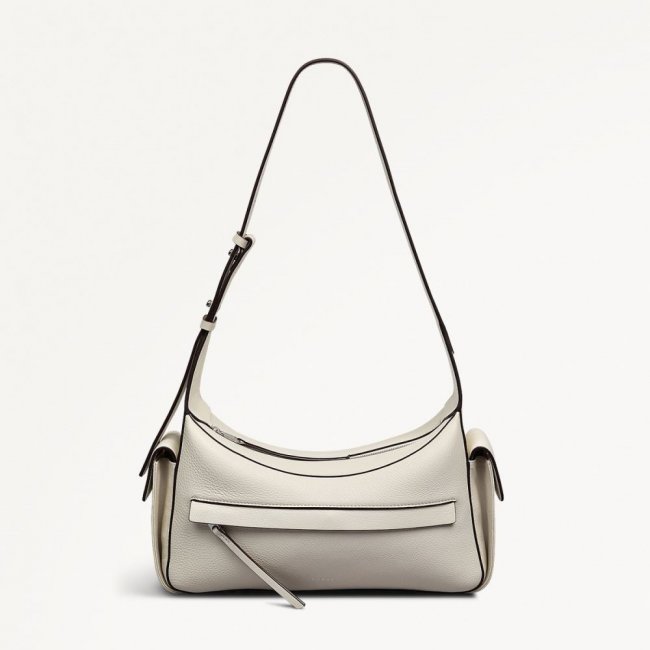 Radley London Quick Ship Women's The Fitzrovia - Small Ziptop Shoulder - Chalk