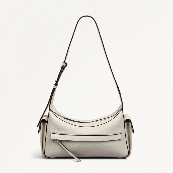 Radley London Quick Ship Women's The Fitzrovia - Small Ziptop Shoulder - Chalk