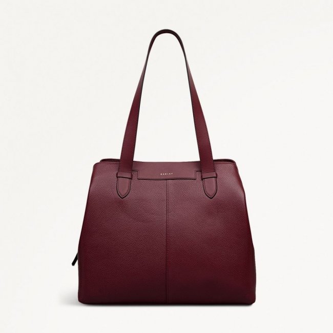 Radley London Quick Ship Women's Piccardy Hill 2.0 - Medium Ziptop Shoulder - Merlot  Radley London Quick Ship Women's Piccardy Hill 2.0 - Medium Ziptop Shoulder - Merlot