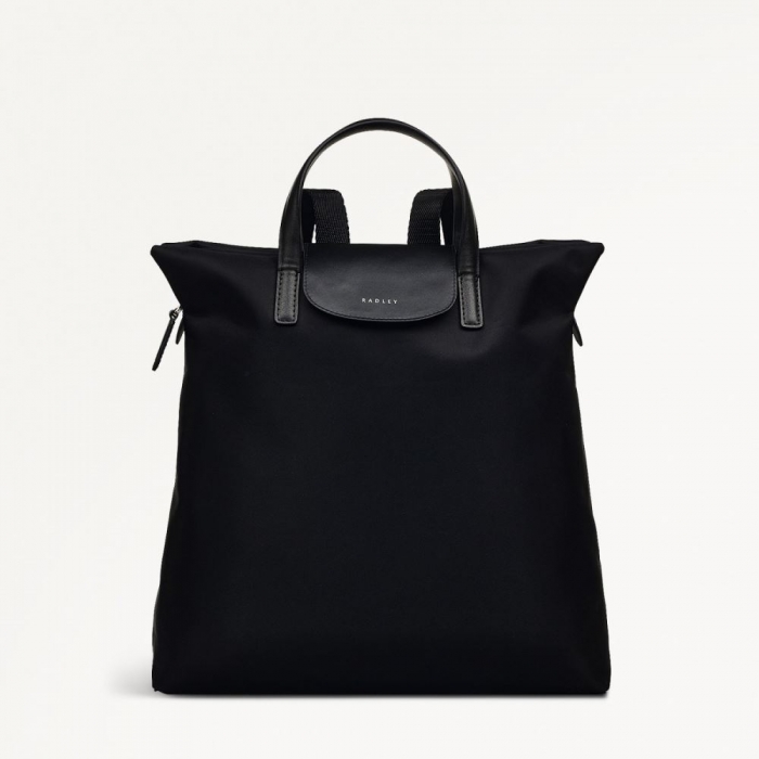 Radley London Quick Ship Women's Pocket Essentials - Medium Ziptop Backpack - Black