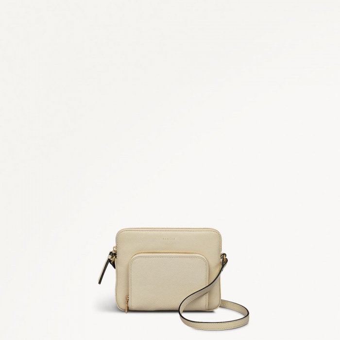 Radley London Quick Ship Women's Redford Close - Small Ziptop Cross Body - Chalk